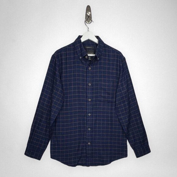 Christian Lacroix Other - NWT CHRISTIAN LACROIX Blue Window Pane Long Sleeve Shirt M‎